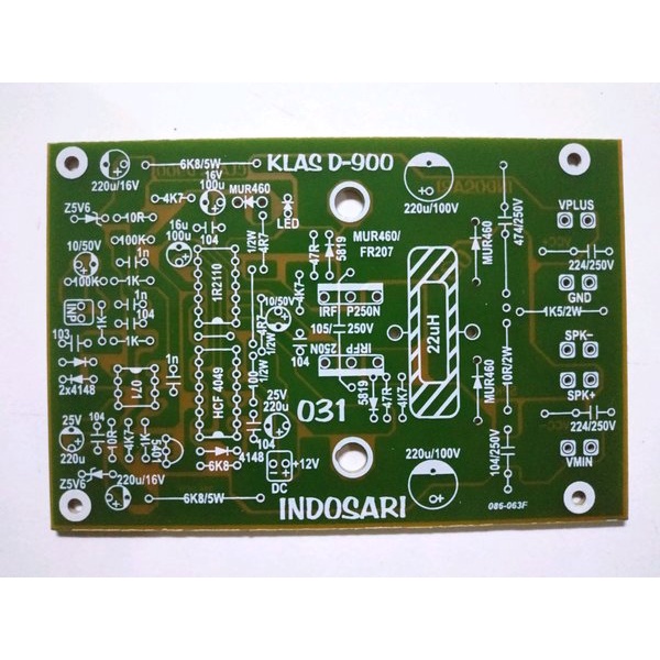 PCB Power Amplifier Class D900 Indosari 031