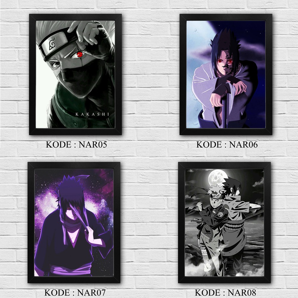 Hiasan Dinding Dekorasi Rumah Anime Naruto Pajangan Poster Ukuran A4 Shopee Indonesia