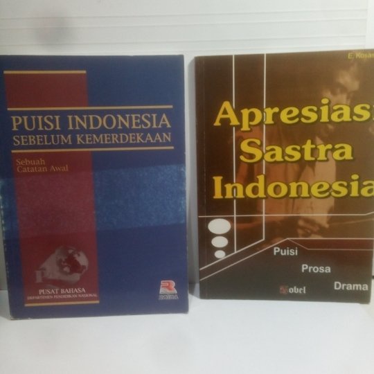 

Buku Puisi Indonesia dan Buku Apresiasi Sastra Indonesia