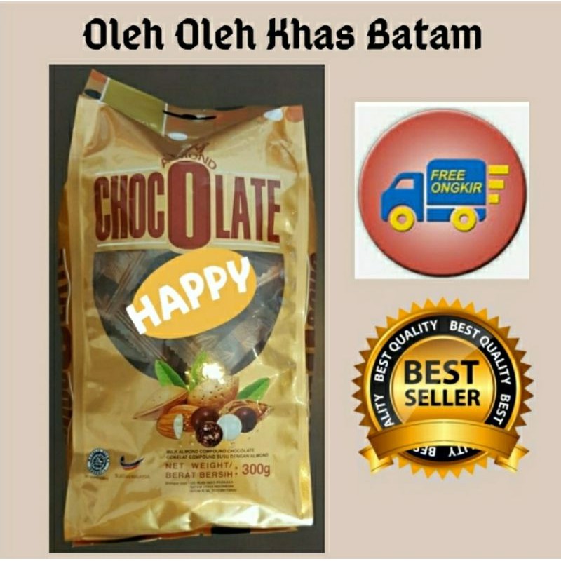 Oleh Oleh Khas Batam Coklat Impor Almond Milk Chocolate