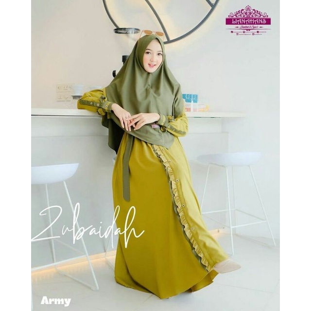 Atma_Store / Dress Zubaidah By Lianahans / Baju Gamis Polos