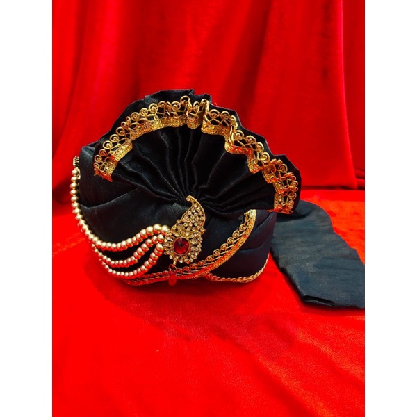 Topi penganten ala india cowok dewasa  topi cowok / topi india / turban cowok /  topi pengantin india jodha peci