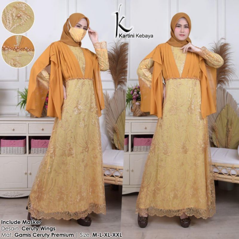 GAMIS SERUTY PREMIUM/GAMIS SELENDANG/GAMIS TULLE TERMURAH