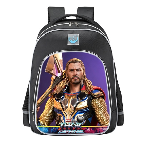 Tas Sekolah Laki-Laki SD SMP SMA Thor Avangers Marvel Superhero Tas Import Besar Kecil Tas Karakter