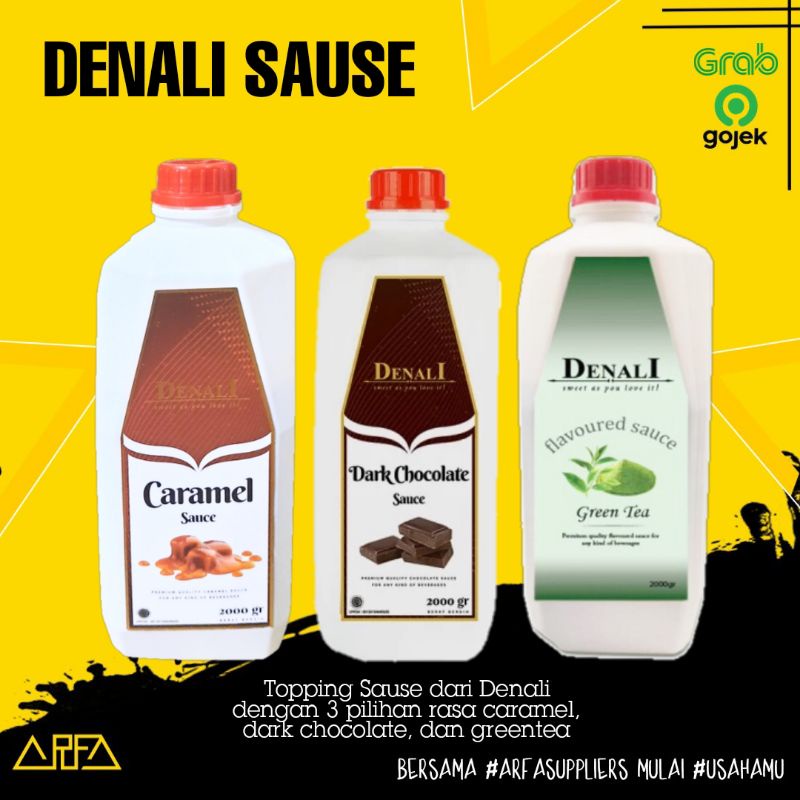 

Denali Sauce Caramel / Greentea / Dark coklat