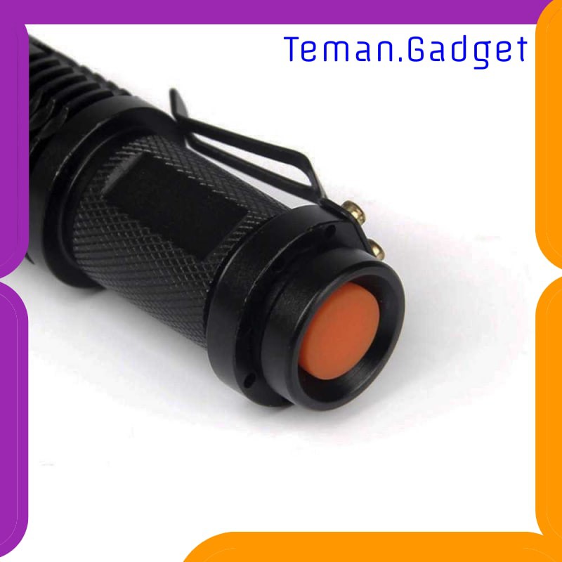 TG-IE185 TaffLED Senter LED 395nm UV + Baterai + Charger + Box Pocketman P1