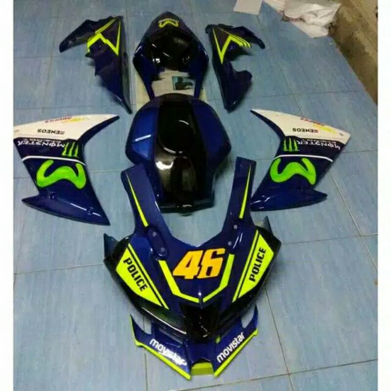 Paket Hemat R15 V2 Lama, Set Paket Hemat Body R15 V2 old, Aksesoris Yamaha R15 V2