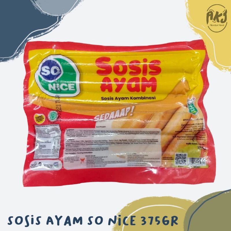 

Sosis ayam Kombinasi - Thermo So Nice 375gr