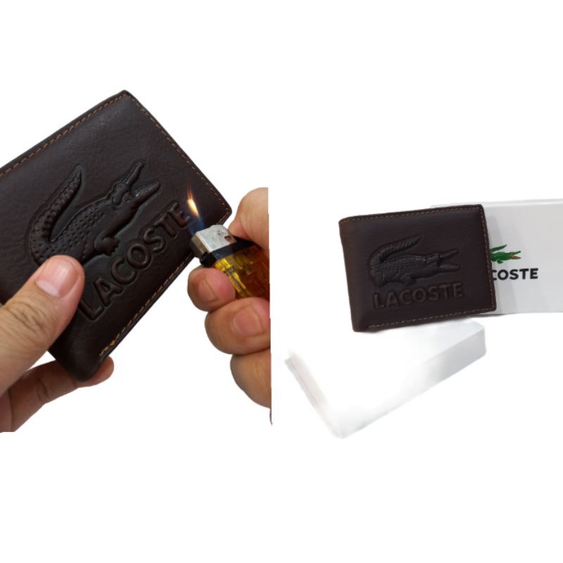 DOMPET KULIT ASLI IMPORT LACOSTE