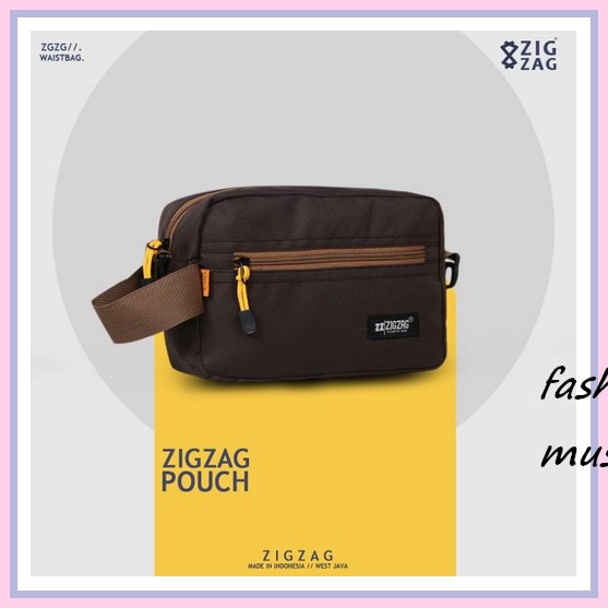 Waistbag Coach Mirror Tas Selempang Pria Branded Waist Bag Pria  Tas Selempang Pria Zigzag Pouch - T