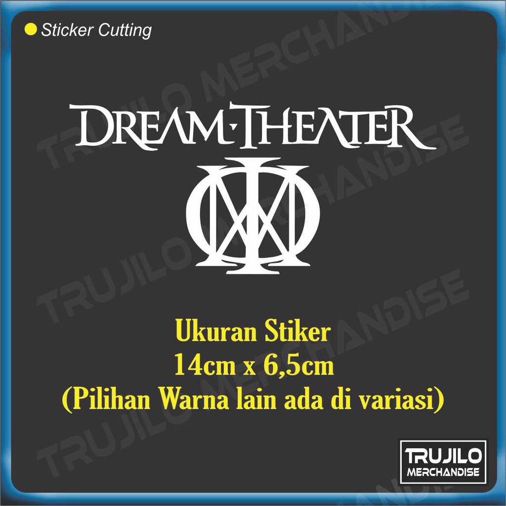 

Dream Theater Band Sticker Cutting Uk.14cmx6.5cm