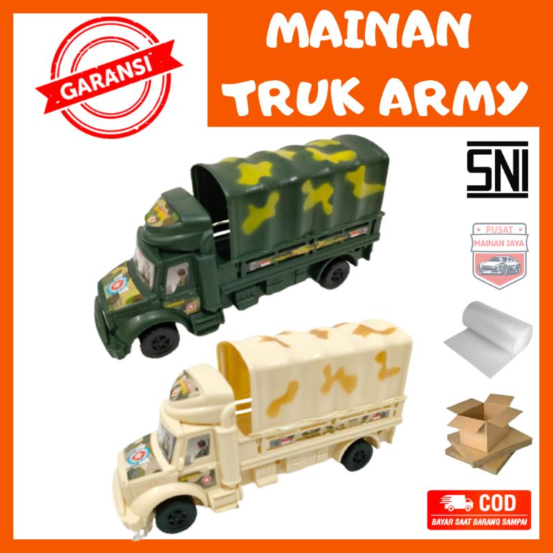 Mainan truk army truk tentara kecil FC911