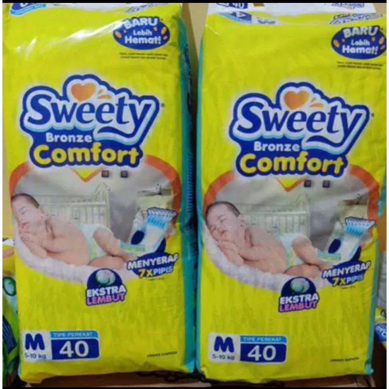 Sweety Bronze comfort M40 tipe perekat /pampers sweety bronze M40