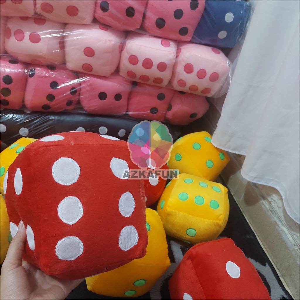 Boneka Dadu 15x15 cm - Bantal Dadu