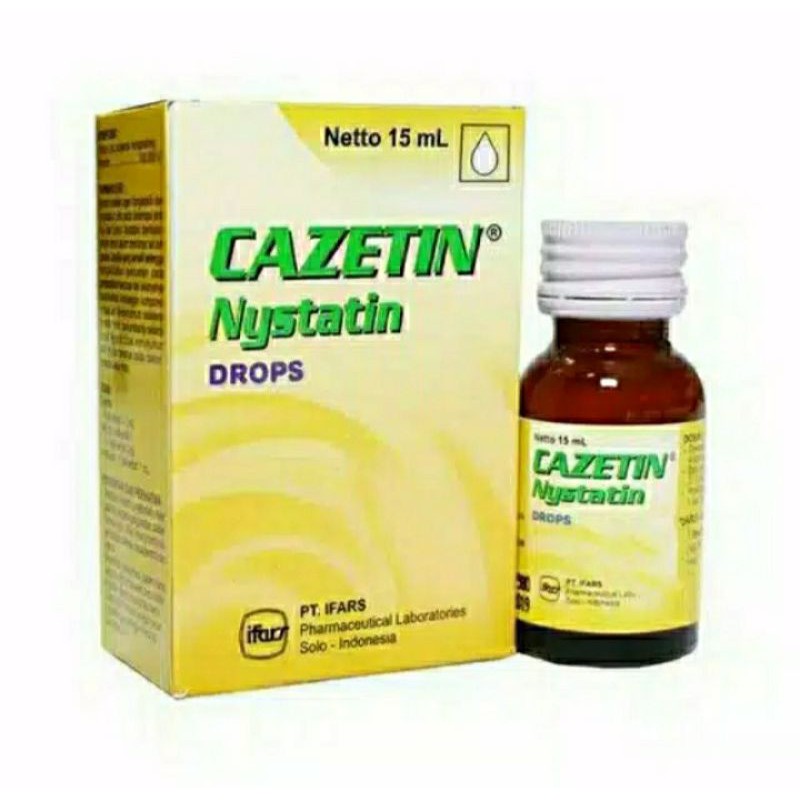 Cazetin Drop 15 Ml Obat Tetes Sariawan Nystatin Drop Radang Rongga Mulut Obat Cair Bayi Anak Dewasa Shopee Indonesia