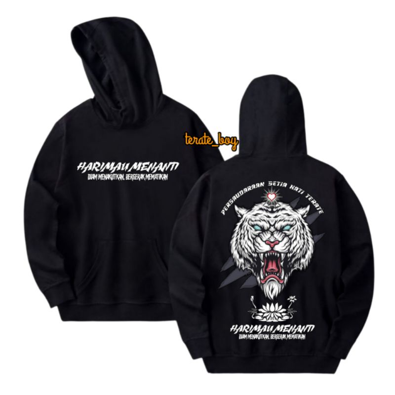 JAKET HOODIE PSHT HARIMAU MENANTI
