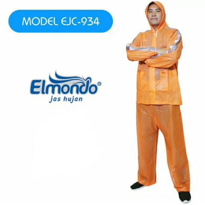 Jas hujan pria / wanita elmondo lexi 934 setelan jaket celana tebal