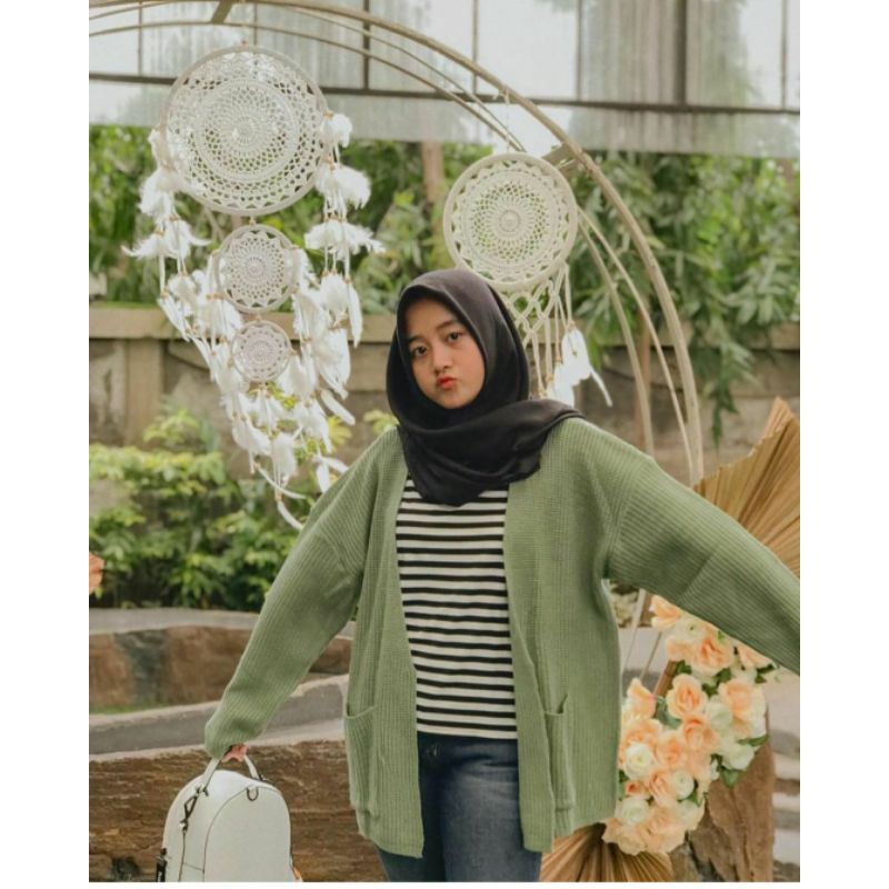OVERSIZE LAVELLA RAJUT KARDIGAN RAJUT PREMIUM-5