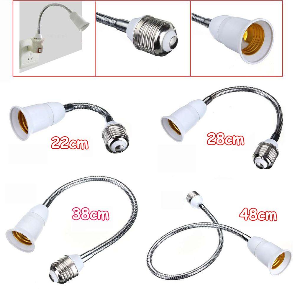 [Elegan] Adaptor Ekstensi Tahan Lama E27-E27 Elongation Holder Converters Aksesoris Lampu LED Soket Bohlam