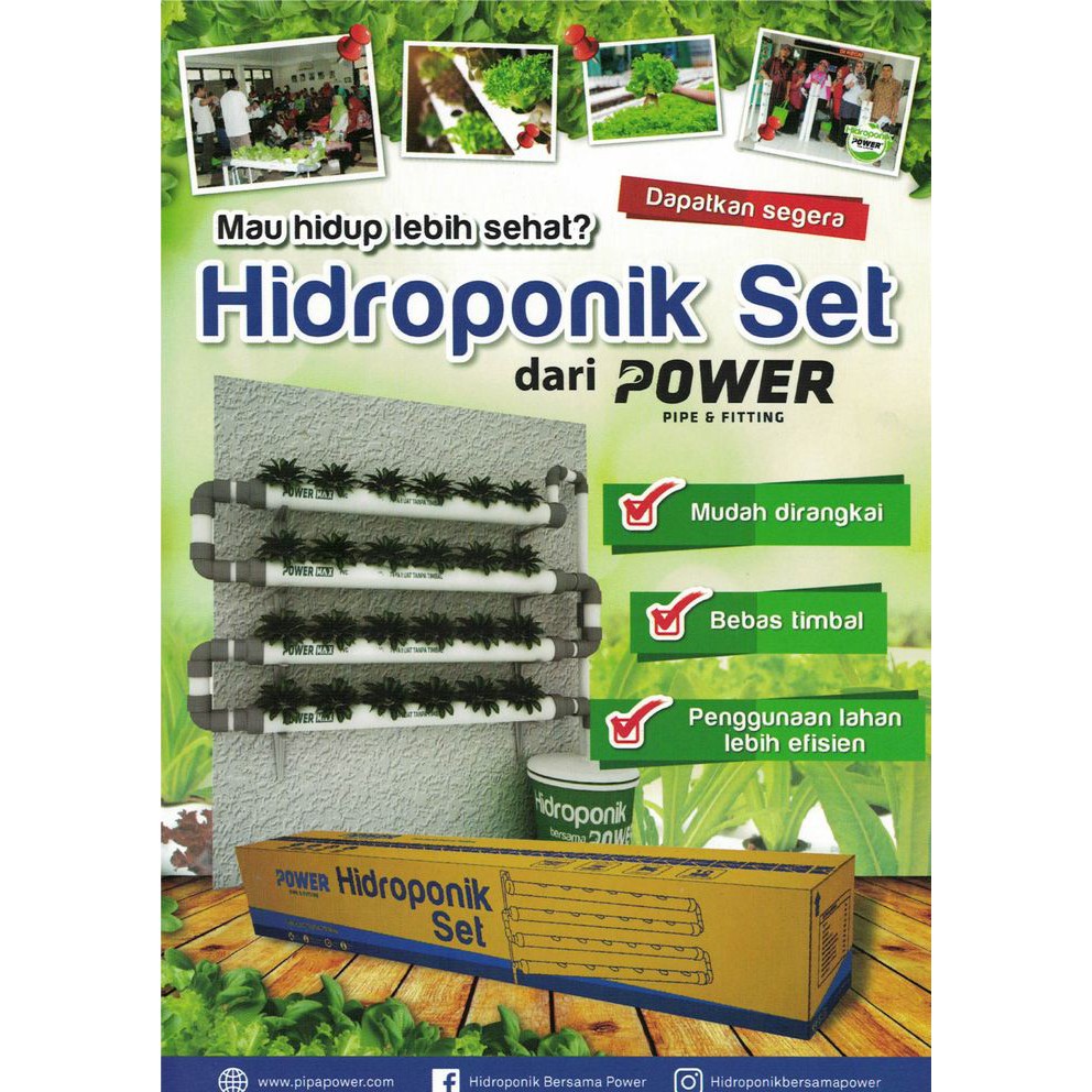 HIDROPONIK SET POWER