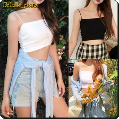 TankTop Wanita Polos / TankTop Wanita Tali Kecil / Tank Top Crop