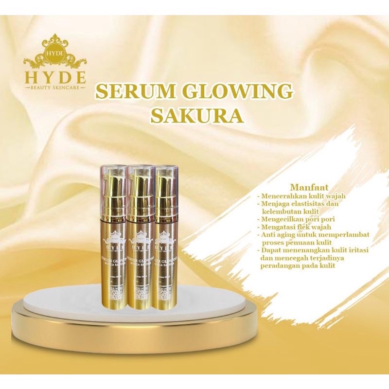 HYDE BEAUTY SKINCARE PAKET GLOWING PEMUTIH WAJAH PENGHILANG FLEK JERAWAT ORIGINAL BPOM HYDE SKINCARE ORIGINAL