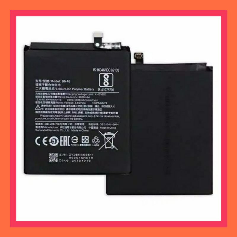 Baterai Original 100% Xiaomi Redmi Note 8