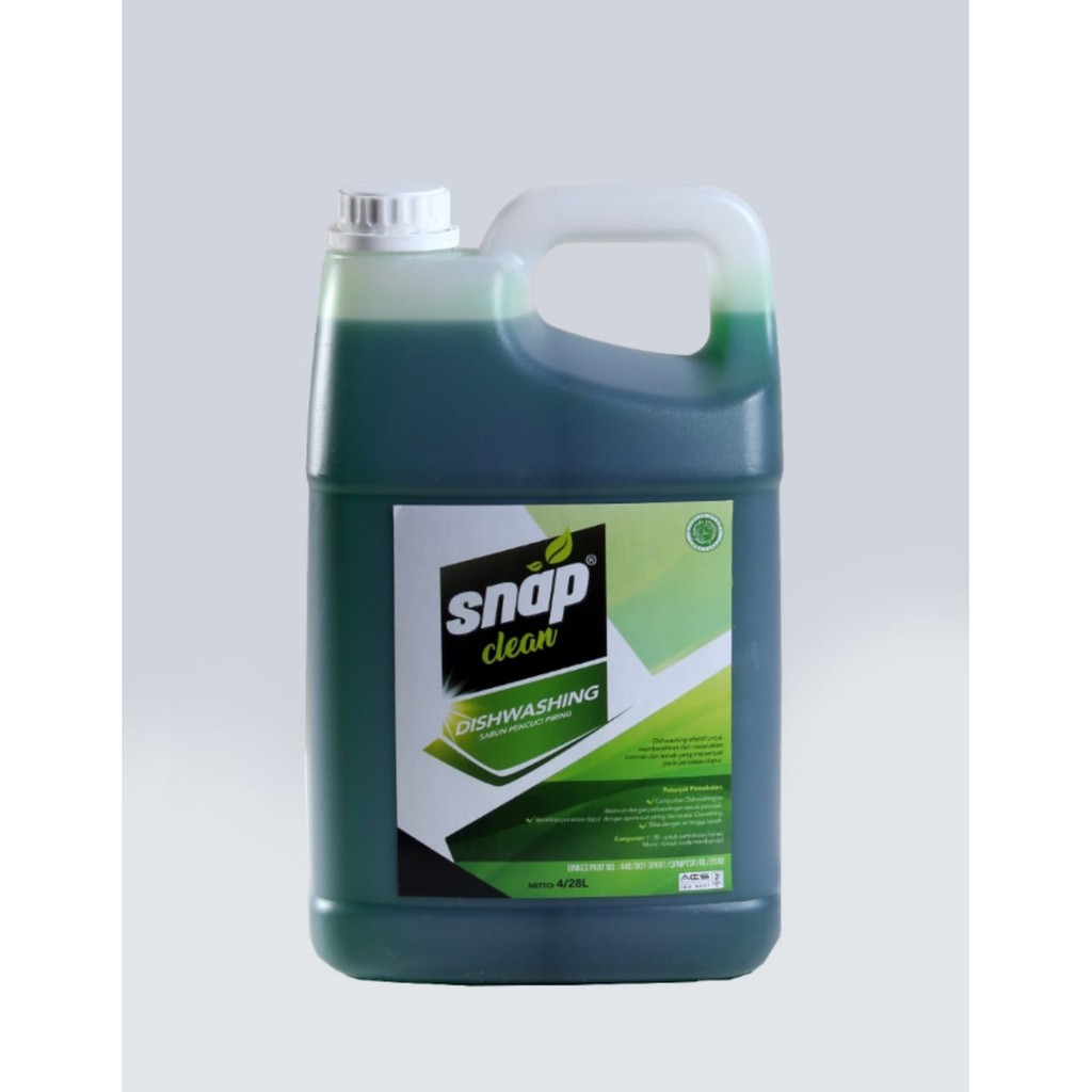 diswashing sabun cuci piring snap clean Uk 4L (keluar kota)