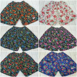 Celana pendek kembang katun bali Shopee Indonesia Celana pendek kembang katun bali Shopee Indonesia