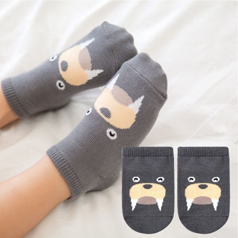 Kaos Kaki Bayi Motif Hewan Kaos kaki Anak Karakter KaosKaki Anti Slip Baby Socks Animal Cute/C87-88