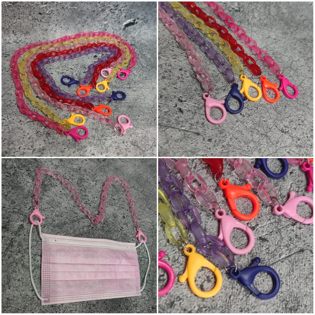 PENGAIT TALI / STRAP / LANYARD CHAIN / KONEKTOR RANTAI MASKER KOREA