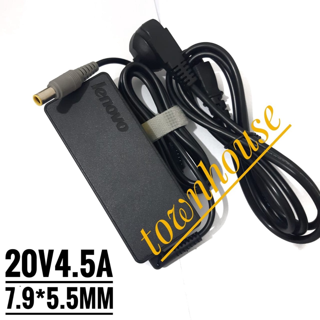 90W 20V 4.5A Adapter Laptop for Lenovo Thinkpad T400 T410 T420 T420s T500 T520 T530 X201 X220 X230 X140e T61 R61e E430 E520