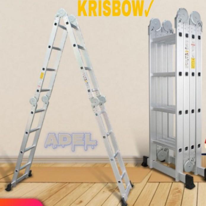 Tangga Lipat Krisbow 4.4M Tangga Lipat Multifungsi Tangga Serbaguna