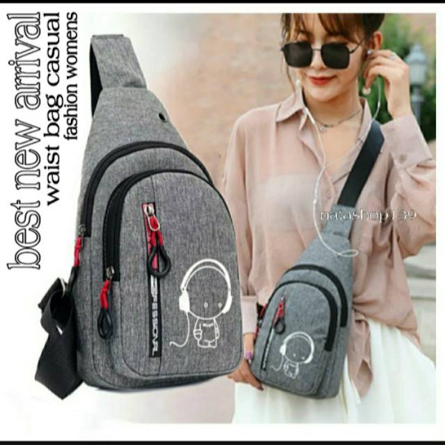 Hot Sale 2020 Waist Bag Casual Simple Selempang Dada Fashion Wanita Small