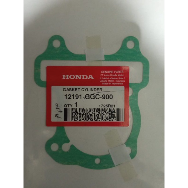 12191 GGC 900 gasket cylinder beat fi spacy fi vario 110 fi esp scoopy fi asli honda