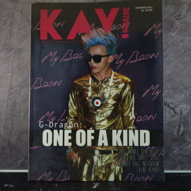 Majalah/Magazine Kay Edisi G-Dragon One of A Kind