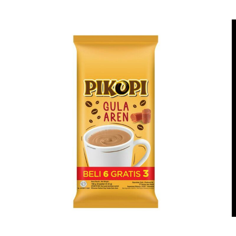 

Pikopi Kopi Instan Gula Aren 9 x 22 g