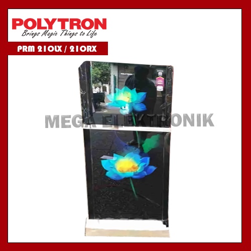 Polytron PRM 21OLX / 21ORX Belleza Kulkas 2 Pintu 210Liter - JABODETABEK