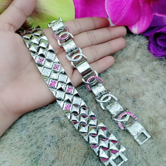 Xuping Gelang plat silver C-D