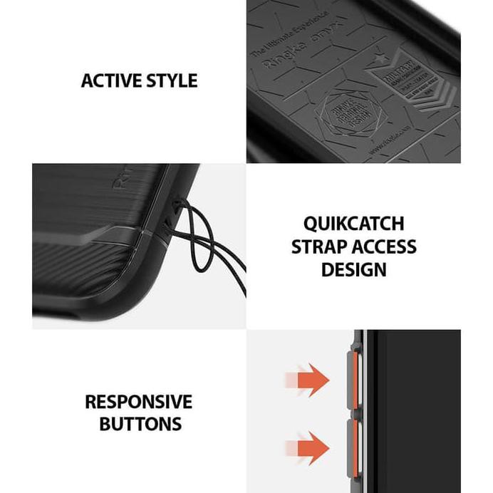 CASE IPHONE XS MAX / XS / X / XR CASE RINGKE ONYX ORIGINAL CASING - XS BLACK