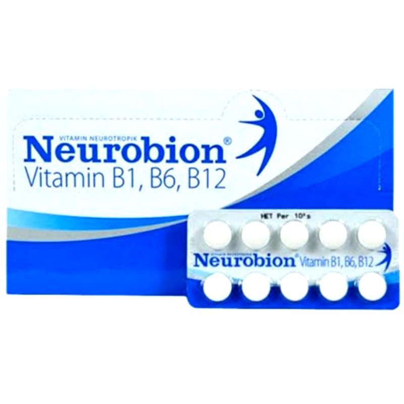 Neurobion Isi 10 Tablet - Tablet Putih