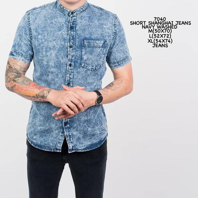 kemeja denim /kemeja pria/kemeja premium pria/kemeja jeans pria