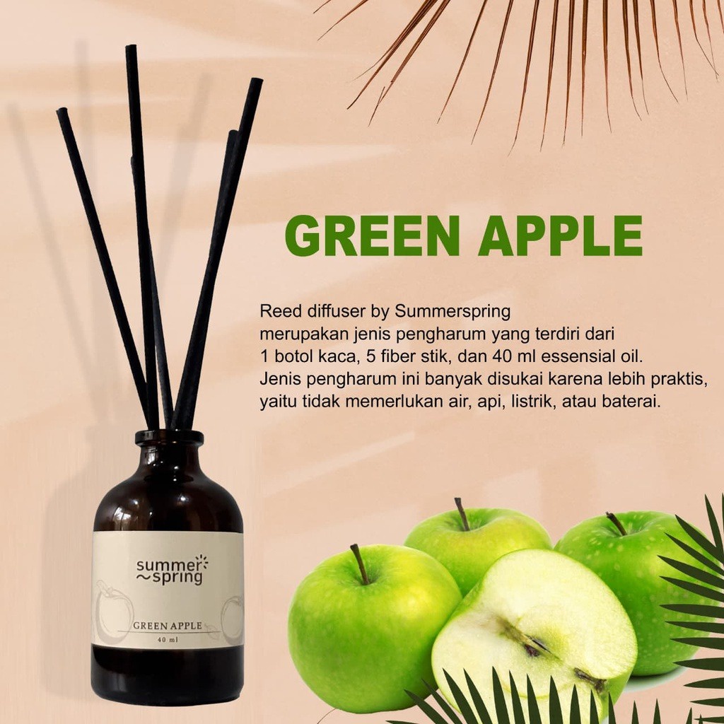 Premium Pewangi Pengharum Ruangan Reed Diffuser Aroma terapi Humidifier/Pengharum Diffuser Summerspring Untuk Di Ruangan