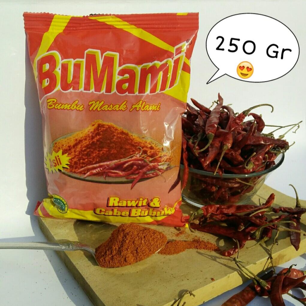 

Cabe Bubuk Halus 500 gr (Pedas Sedang) BuMami Food Saudagar Cabe