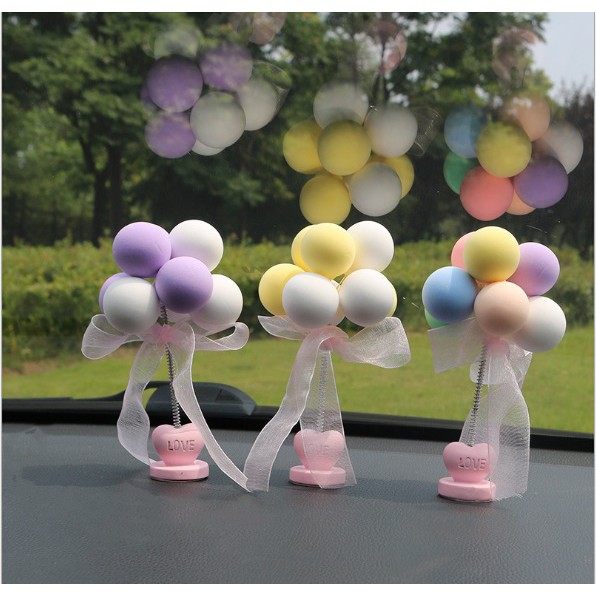 NEW Pajangan Mobil BALON PER PASTEL MACAROON Series