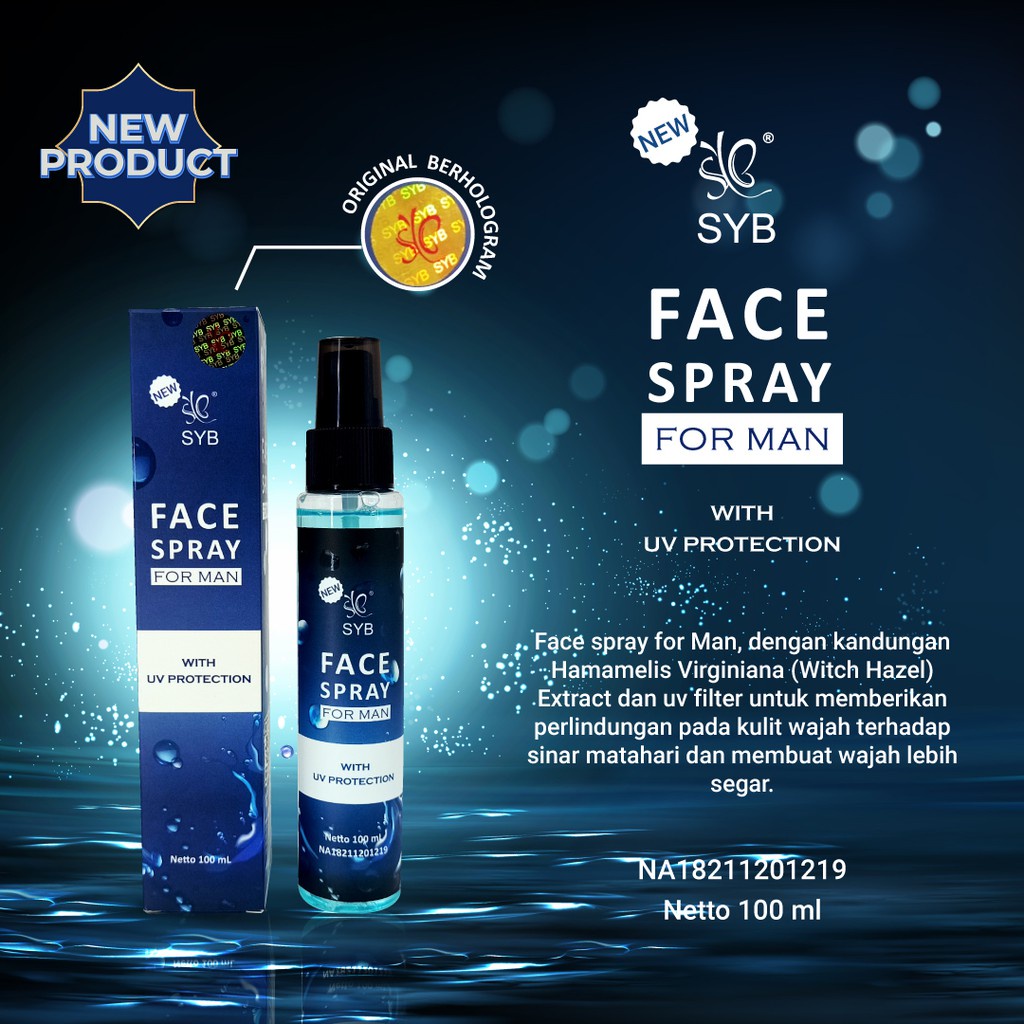 SYB FACE SPRAY FOR MAY WITH UV PROTECTION 100ML