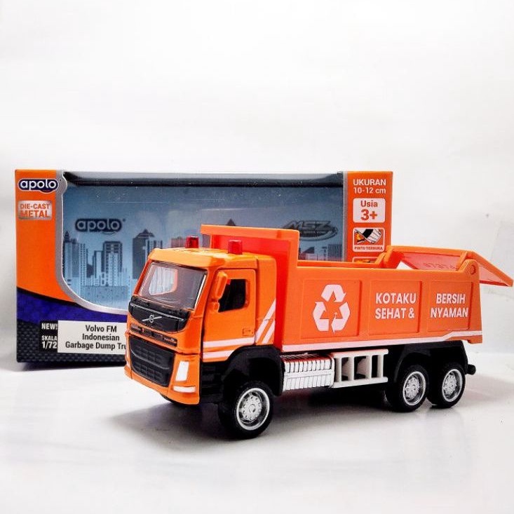Apolo msz diecast Volvo FM Garbage Dump Truck