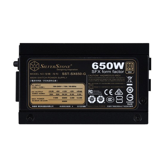 Silverstone SX650-G SFX PSU 650 650W 80+ Full Modular