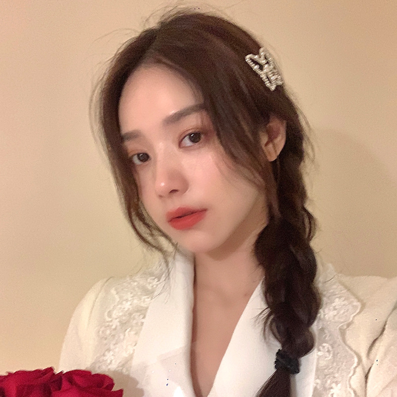 Pearl Kupu-kupu Jepit Rambut Sederhana Hairpin Sisi Klip Gadis Korea Aksesoris Rambut