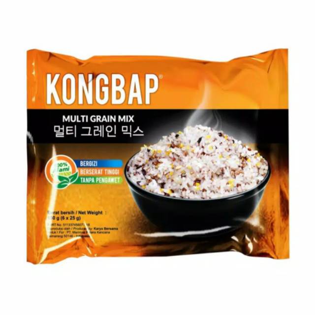 

Kongbap Multi Grain 6 × 25 gr || Multi Grain Mix